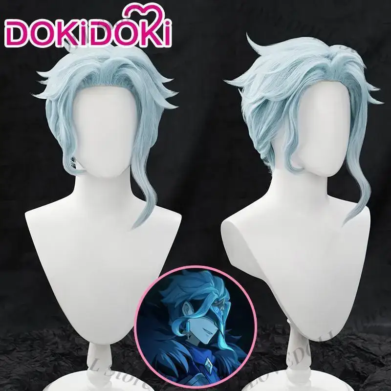 Anime Cosplay Wig Heat Resistant - 애니메이션 원신 임팩트의 ‘일 도토레’ 코스프레용