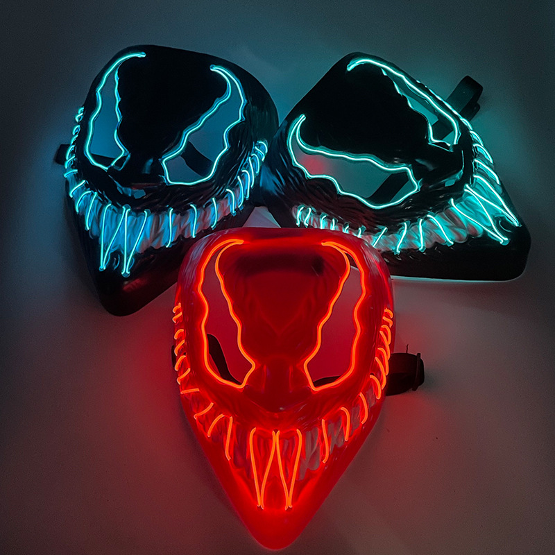 Led Purge Mask Halloween - 할로윈 마스크 공포 베놈 LED 발광