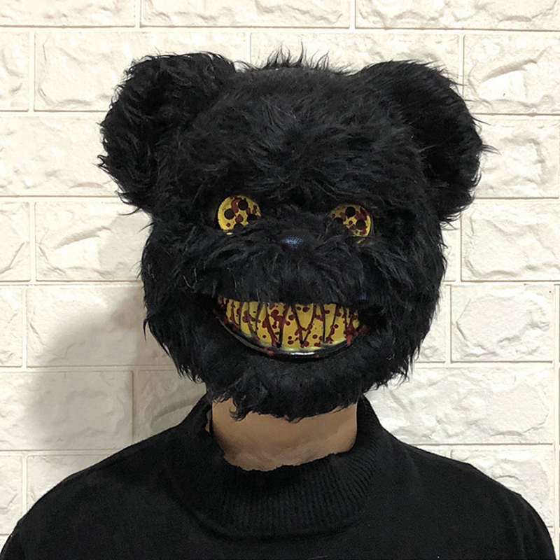 Led Purge Mask Halloween - 블러디 봉제 곰 마스크, 할로윈 유령
