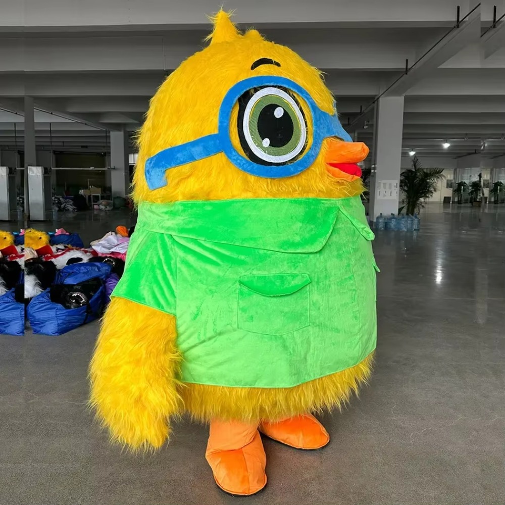 안경을 쓴 풍선 새 마스코트 의상, 성인용, 동물 테마 - Costumes 리뷰 및 가격