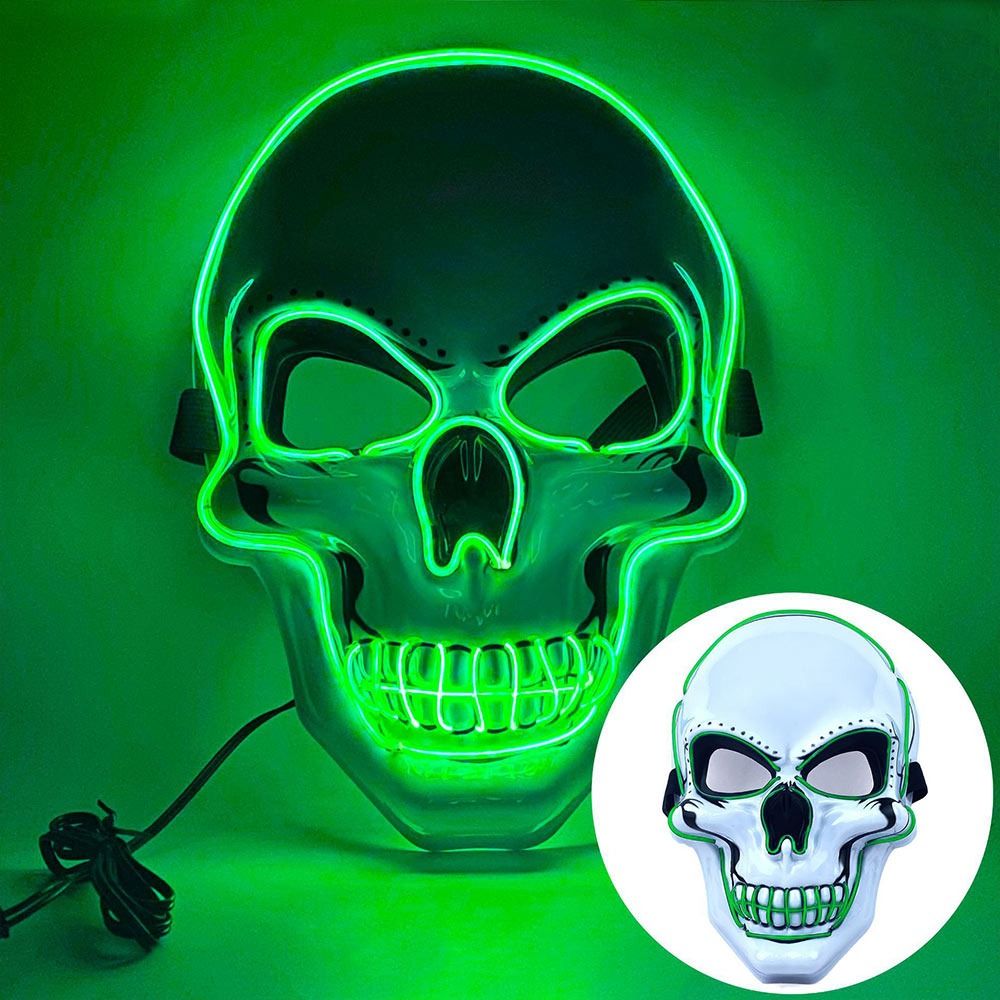 패션 호러 할로윈 해골 마스크 LED 라이트 코스프레  - Led Purge Mask Halloween 리뷰 및 가격