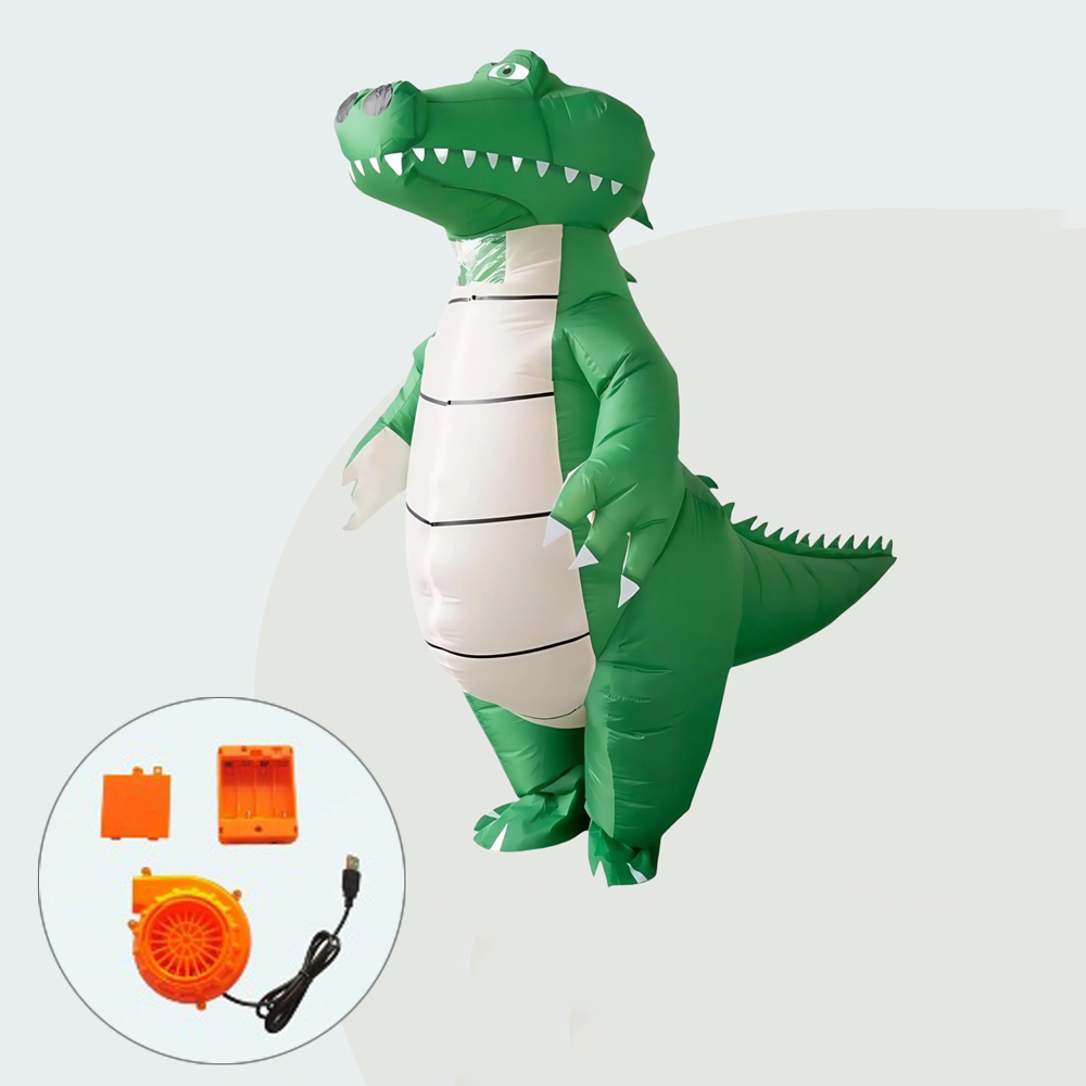 애니메이션 할로윈 코스프레 풍선 악어 공룡 의상 크리스 - Inflatable Dinosaur Costume Adult 리뷰 및 가격