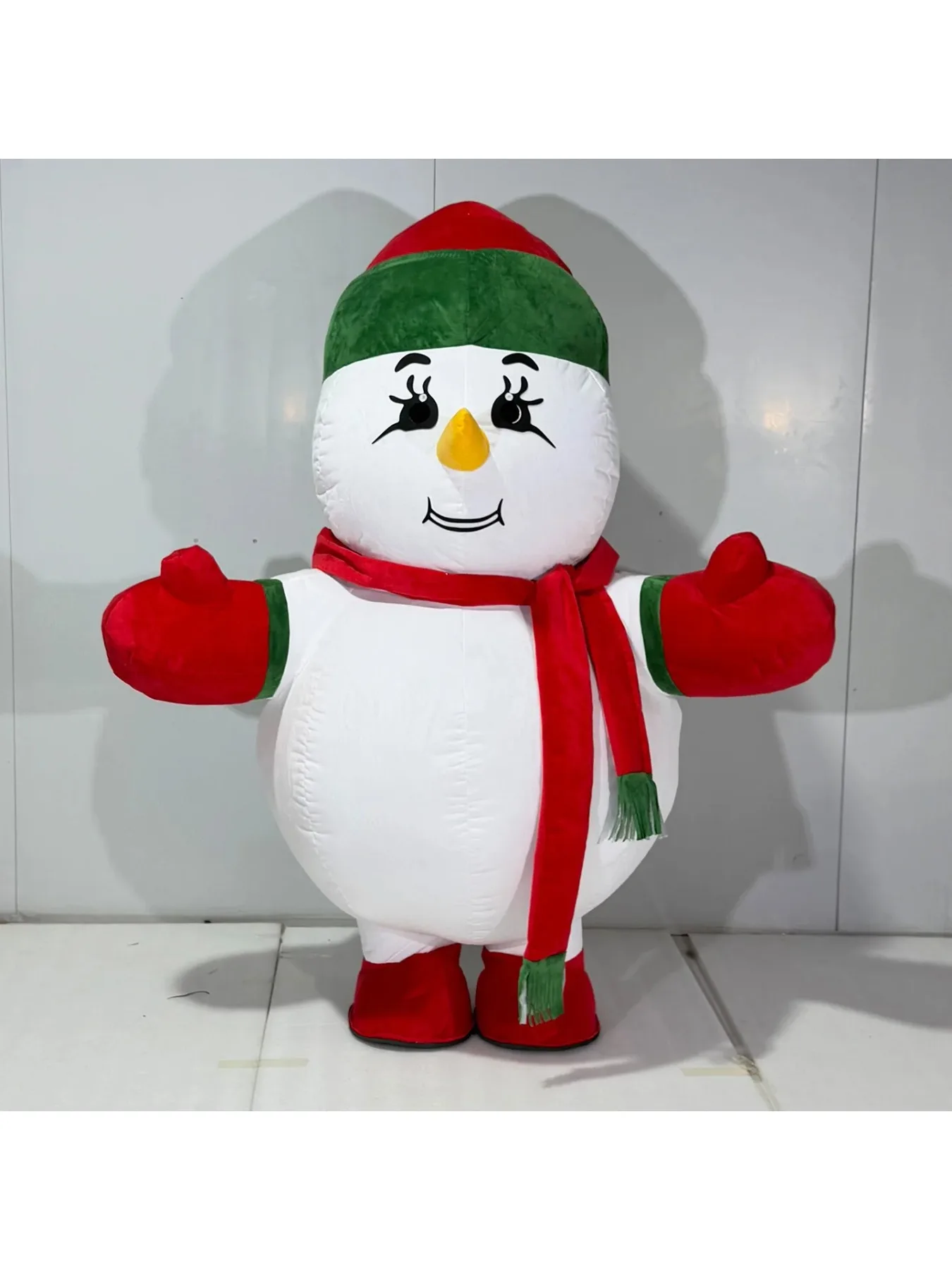 에어 펌프로 부풀릴 수 있는 눈사람 마스코트 의상, 성 - Costumes 리뷰 및 가격