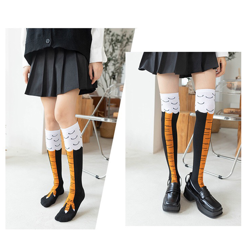 여성 치킨 발 양말 애니메이션 치킨 클로 롱 양말 크리 - Funny Chicken Leg Socks 리뷰 및 가격
