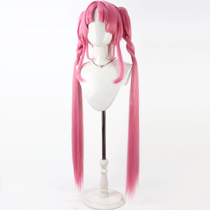 코바야시 미쿠루 코스프레 가발 핑크 롱 합성 헤어 내열 - Anime Cosplay Wig Heat Resistant 리뷰 및 가격