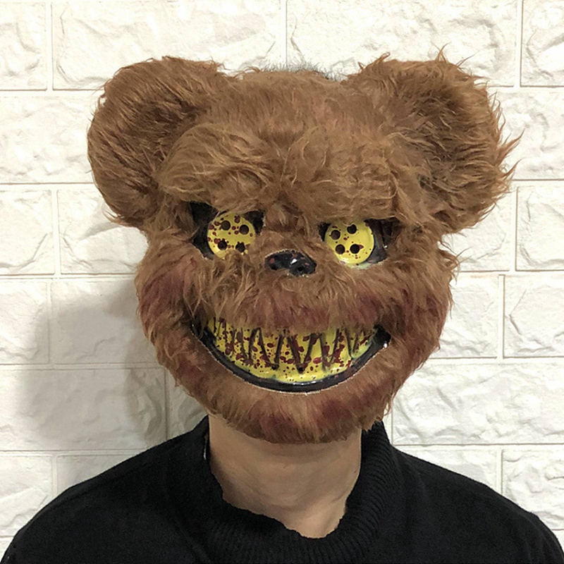 블러디 봉제 곰 마스크, 할로윈 유령 축제 마스크, 현 - Led Purge Mask Halloween 리뷰 및 가격