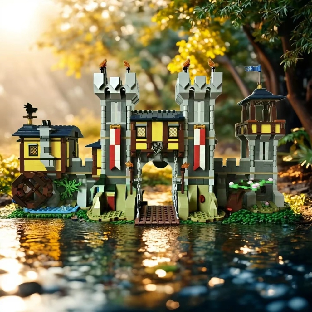 1426pcs 새로운 중세 성 건축물 생일 선물 세트  - Novelty Gifts 리뷰 및 가격