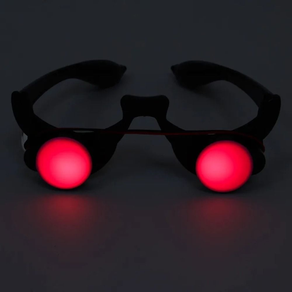 ABS LED 안경 레드 아이즈 안경 블랙 레드 마스크 - Glow In The Dark Party Glasses 리뷰 및 가격